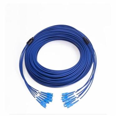 Imagem de Armored Cable Fibra Optica Internet, 4 Cores,6 Cores,8 Cores,Single Mode Blue Patch Cord,Fiber Optic Equipment,120m,150m(SC UPC 4-core 120m)