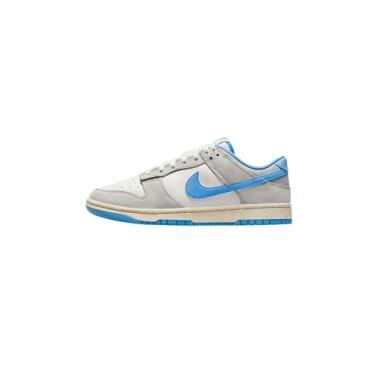 Imagem de Nike Tênis unissex retrô Dunk Low tamanho 39, cor: branco/argila cosmis/cacto empoeirado - turquesa