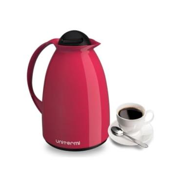 Imagem de Garrafa Térmica de Mesa Florença, 650ml (Magenta). Conservação Térmica, Tampa Rosqueável, Base Antiderrapante, Design Elegante. Mantém sua Bebida na Temperatura Ideal.