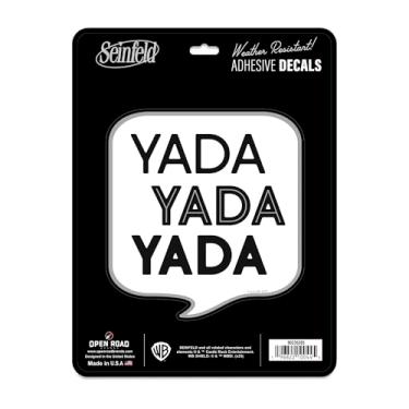 Imagem de Adesivo de vinil Seinfeld Yada Yada Yada - Adesivo engraçado com citação Seinfeld para carro, laptop ou garrafa de água