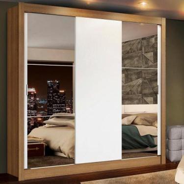 Imagem de Guarda-roupa Casal Lyon Plus 3 Portas de Correr Madesa