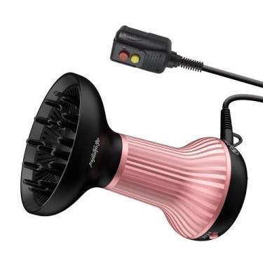 Imagem de Secador de Cabelo WUFAYHD 2 em 1 com Difusor - Leve e Ideal para Cabel