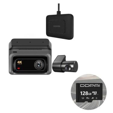 Imagem de Câmera de Carro com Gravação Contínuar DDPAI Z60 4K Dual 3 Canais, GPS