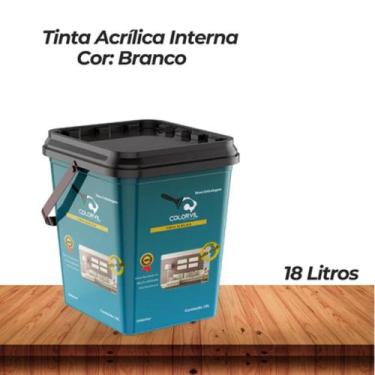 Imagem de Tinta Acrílica Interna Colorvil Original 18 Litros AntiMofo Alta Resis
