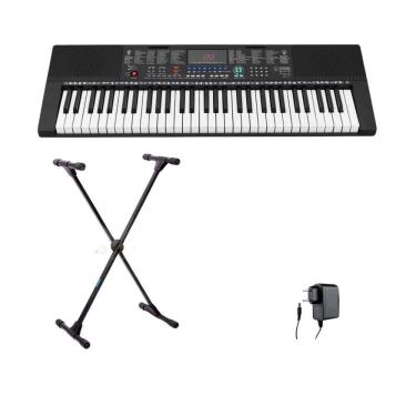 Imagem de Kit Teclado Arranjador Spring Tc161 61 Teclas + Suporte