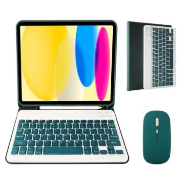 Imagem de Capa de teclado com mouse para iPad A16 11 polegadas 2025, iPad 10ª ge