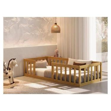 Imagem de Cama solteiro abs montessoriano nogueira