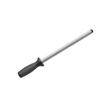 Imagem de Ergo Chef Pro Series Vara de aço para afiar facas de diamante, 25 cm, afiador profissional de lâmina de cozinha, afiador de faca e tesoura, cabo ergonômico