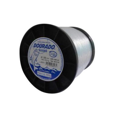 Imagem de Linha De Pesca Dourado 1mm Branca 500G