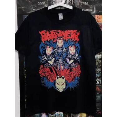 Imagem de Camiseta Unissex De Hip-hop Rock Band Babymetal Japão Casual Manga Cur