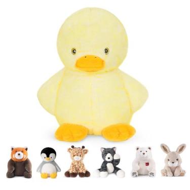 Imagem de Bicho de pelúcia pesado Niuniu Daddy Duck 1,5 kg