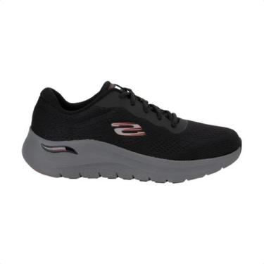 Imagem de Tênis Running Masculino Skechers Arch Fit 2.0 Preto, Bkrd, 40