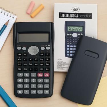 Imagem de Calculadora Científica Multi 240 Funções Com Capa Protetora - letron
