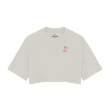 Imagem de Cropped John Roger Oversized Coffe Power Off White-Feminino