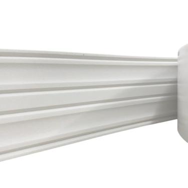 Imagem de Moldura Rodameio Eva Autocolante Flexível Terr 12cmx8mm Branco - 5 Metros