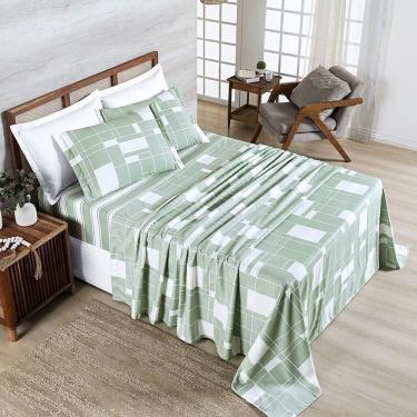 Imagem de Jogo De Cama Afeto 400 Fios King 04 Peças 100% Poliéster - York