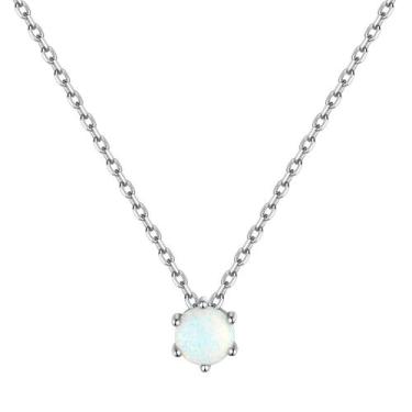 Imagem de Colar em prata esterlina 925 criada em prata esterlina ChicSilver para