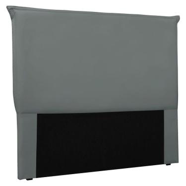 Imagem de Cabeceira Queen 1,60m Veneza Veludo Cinza Chumbo