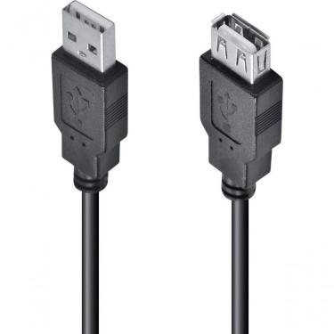 Imagem de Cabo Usb A Macho X Usb A Fêmea 2.0 - 3m Extensor - Uamaf-3 - Pc - 10