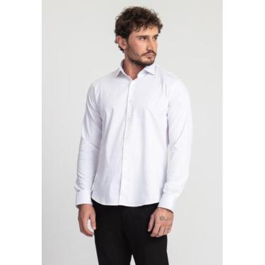 Imagem de Camisa Manga Longa Docthos Acetinado Com Elastano, 001 branco, EG
