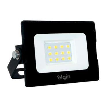 Imagem de Refletor LED ELGIN 10W 6500K Preto.