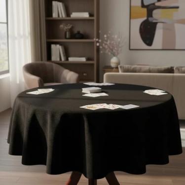 Imagem de Genérico, Toalha D Mesa Redonda Veludo Grande P Jogos Baralho 2,50 Mts