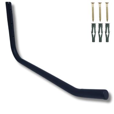 Imagem de Suporte Multiuso Gancho Para Bicicleta Mangueira Escada Aço Reforçado Design Moderno (Preto)