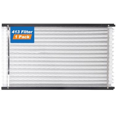 Imagem de Filtro de substituição 413 compatível com purificadores de ar AprilAire Whole House, para modelos 1410, 1610, 2410, 2416, 3410, 4400, Purificadores de ar MERV 13 - Filtro de ar de 40,6 x 63,5 x 10 cm