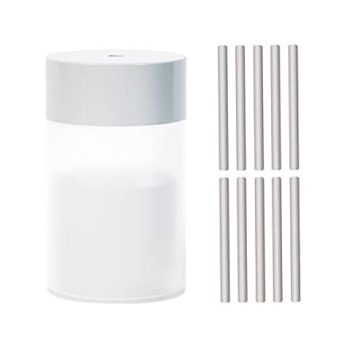 Imagem de Umidificador de Neblina com 10 Pçs Pontes Algodão Recarga Substituição Difusor Aromaterapia Sete Luzes Desligamento Automático Protetivo para Mesa Tra