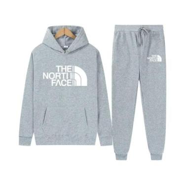 Imagem de Conjunto De Moletom Unissex Para Outono E Inverno Com Capuz E Calças M