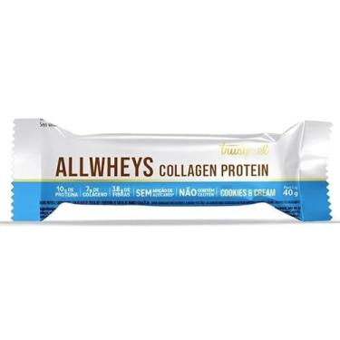 Imagem de Barra Proteica Allwheys Collagen Protein Cookies Cream