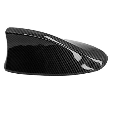 Imagem de KIMISS Capa de Barbatana de Tubarão para Antena de Telhado Estilo Fibra de Carbono para Ajuste para 5 Séries F10 F11 F18 2010-2017, 7 Séries F01 F02 2009-2014 e M5 2012-2014, Acabamento de Proteção