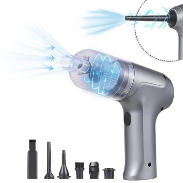 Imagem de Aspirador sem fio portátil 13000Pa Sução 3 em 1 Soprador de ar Buster Bomba manual Limpador 20 minutos duração 120W Alta potência Recarregável mão