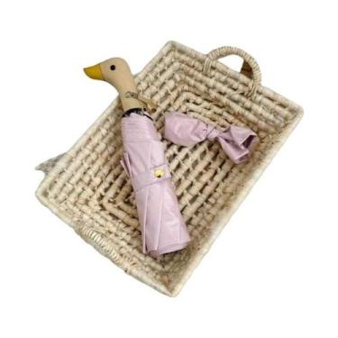 Imagem de Guarda-chuva Compacto E Dobrável Com Proteção Solar UPF 50, Estiloso E