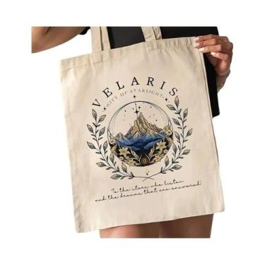 Imagem de Bolsa De Lona Com Estampa ACOTAR Velaris Dos Anos 90 Para Mulheres, Bo