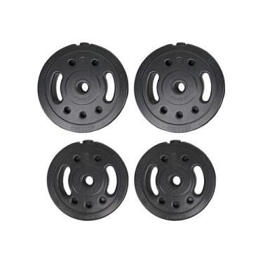 Imagem de KIT ANILHA 16 KG 2 x 5 Kg 2 x 3 Kg KENKORP TREINE EM CASA