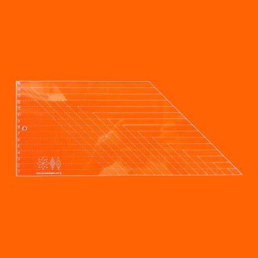 Imagem de Régua Patchwork Losango 45° Cristal