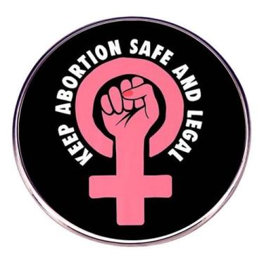 Imagem de Alfinetes de broche, símbolo feminista, punho levantado, liga - Yiweis