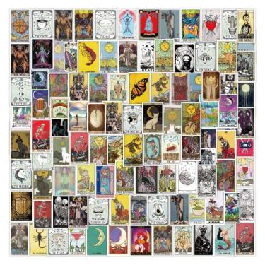 Imagem de Pacote de adesivos Tarot, 110 peças, decalques de vinil à prova d'água