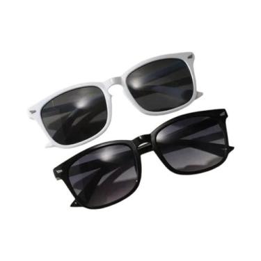 Imagem de Óculos De Sol Vintage Pretos Quadrados Para Mulheres, Marca De Luxo, L