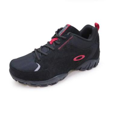 Imagem de Tênis Oakley Attack Black Red, 38, Preto