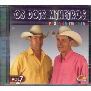 Imagem de Cd os dois mineiros - passa lá em casa - vol 7 - BAU