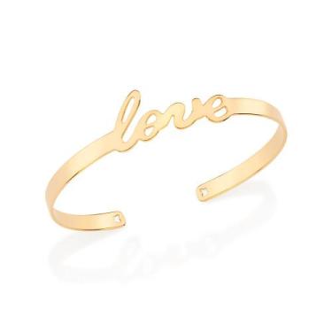 Imagem de Bracelete love folheado a ouro  552044 Rommanel, Dourado
