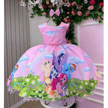 Imagem de Vestido Tematico Ysa Kids My Little Poney - tematicos, 1, Carnation pi