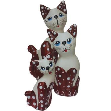 Imagem de Trio de Gatos: Um Toque de Alegria e Aconchego para sua Casa - Lumes D