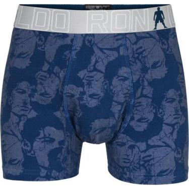 Imagem de Kit Cueca Boxer Infantil CR7 Cotton Stretch com 2 Peças Tamanho:4 a 6 