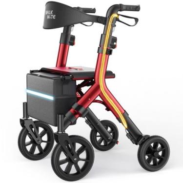 Imagem de Andador Rollator WALK MATE com Rodas de 10" e Assento Ajustável