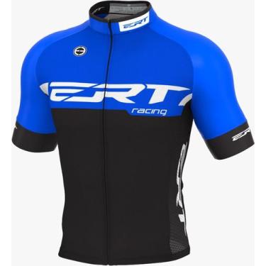 Imagem de Camisa Ciclismo Ert Elite Racing Azul Mod Novo Bike Slim Fit