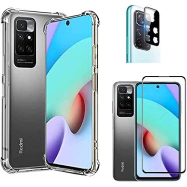Imagem de Capa Anti Impacto, Película de Vidro 3D e Película de Câmera Para Redmi 10 / Redmi 10 Prime - (Hard Glass Store)
