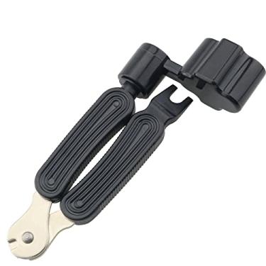 Imagem de Ferramenta de guitarra 3 em 1 CHENJIN preta profissional cortador de corda de corda de guitarra e extrator de pino de ponte para reparação de reinicialização, ferramenta de reparo de guitarra 3 em 1